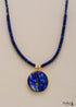 Boho Necklace, Lapis Luzuli Pendant Necklaces